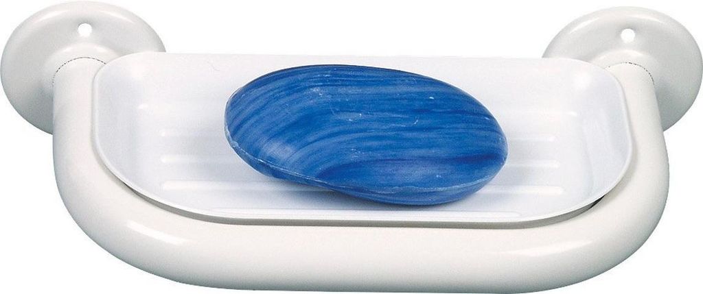 Aqualine WHITE LINE Seifenschale, Weiß