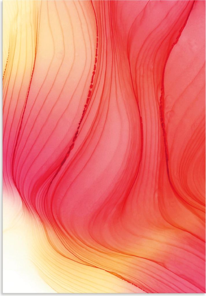 ARTland Wandbild Alu für Innen & Outdoor KIRSCHBLÜTEN Größe: 90x130 cm