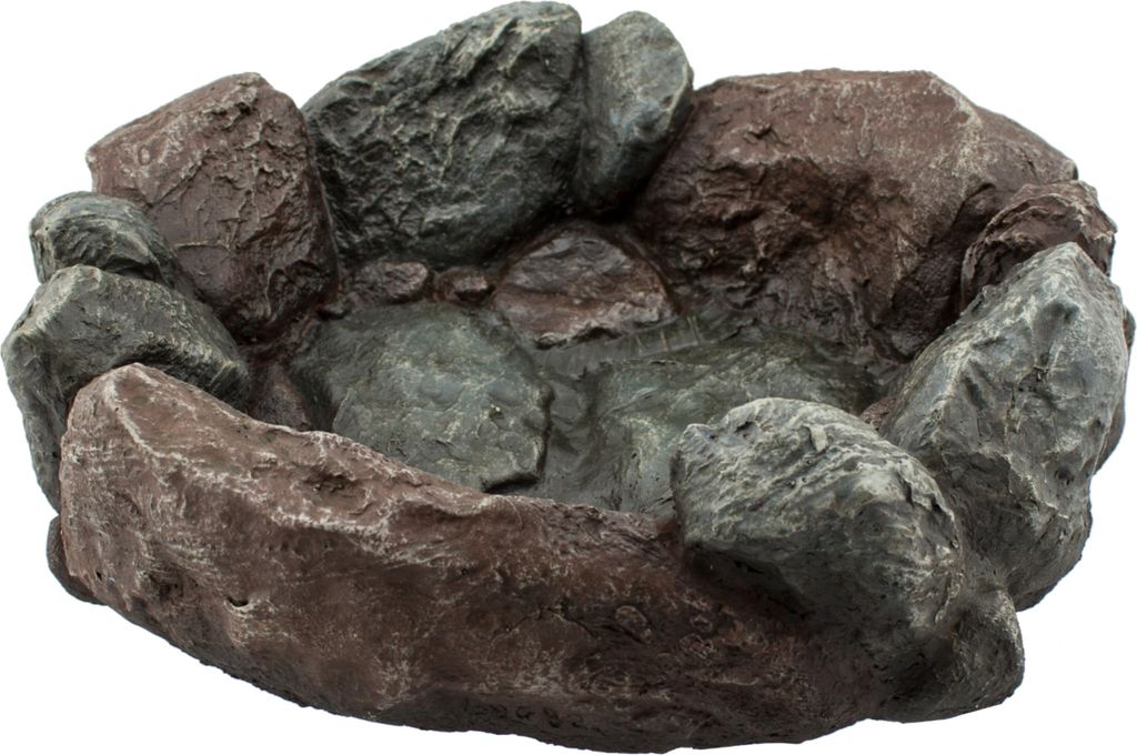 Vogelbad Garten 30cm | Vogeltränke Stein | Wassertränke für Vögel | Vogelbrunnen | Vogel-Badewanne | Vogeldusche | Vogeltränken | Vogeltränke...