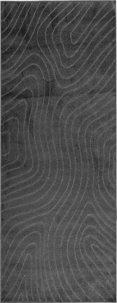 vidaXL Bereichsteppiche PALMERAS Anthrazit 200 x 80 cm Polyester