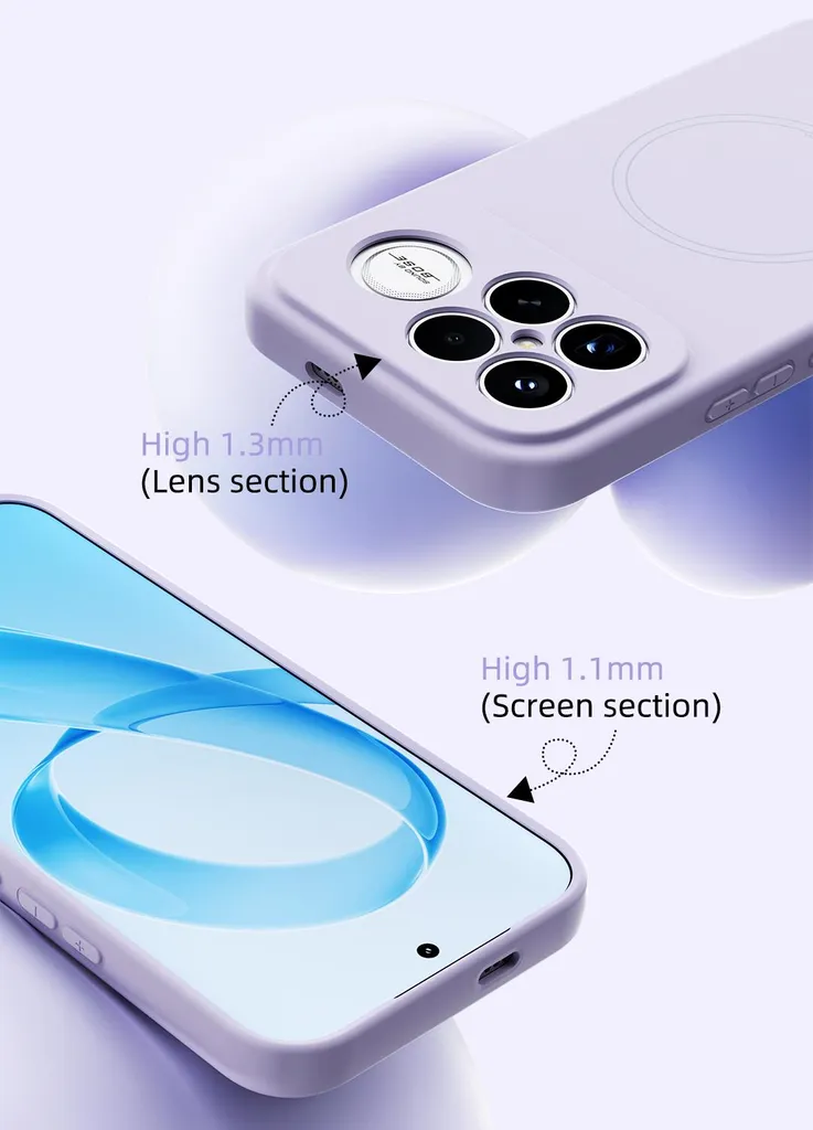 Custodia magnetica per Xiaomi Poco F8 Ultra/Redmi K90 Pro, compatibile con MagSafe, silicone liquido, antiurto e antigraffio Nero