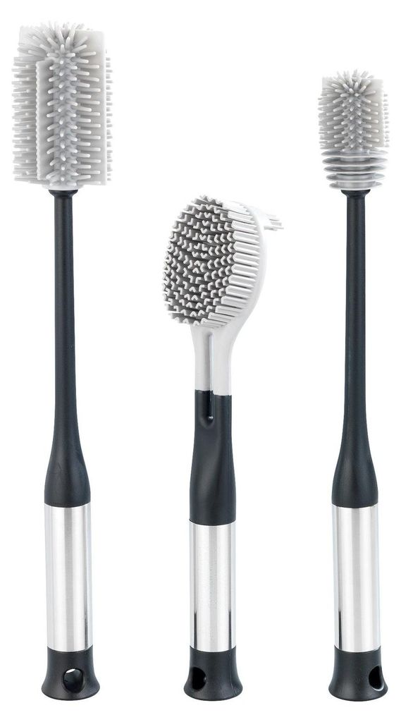 Maximex Spülbürsten-Set Hightech schwarz/grau Kunststoff Produktbild 