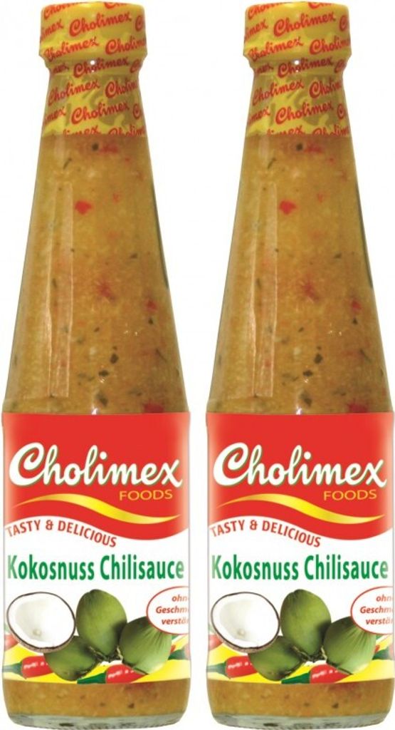 Doppelpack CHOLIMEX Kokosnuss Chilisauce (2x 250ml) | Coconut Chili Sauce