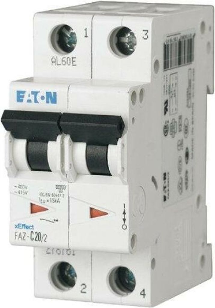 Eaton FAZ-C10/2 Stromunterbrecher Produktbild 