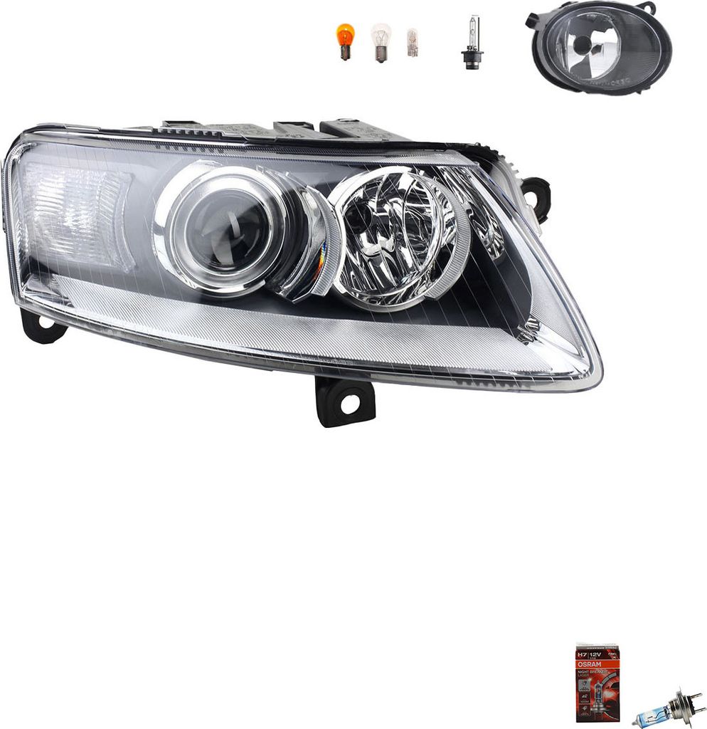 Johns, Scheinwerfer Osram Night Breaker Laser passend für Audi A6 4F 05/04-09/08 Xenon R 4F0941030EA 4F0941030AK 4F0941030AE 4F0941030E 4F0941700