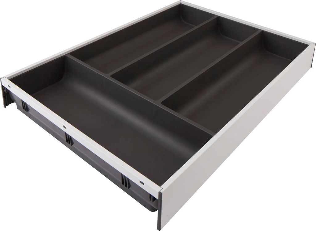 Blum Ambia-Line Besteckkasten 425x300x50, Stahl seidenweiß Produktbild 