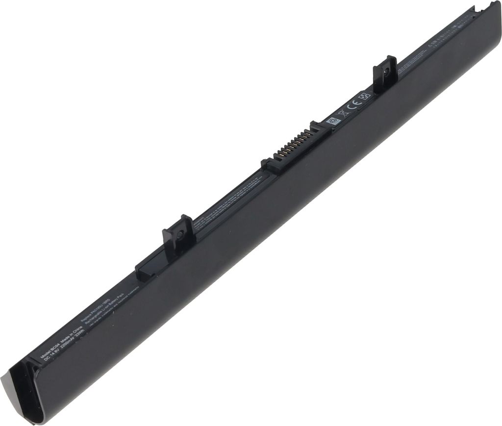 Akku passend für Toshiba Sat C55, C55D, Li-Ion, 14,8V, 2200mAh, 32,6Wh, black