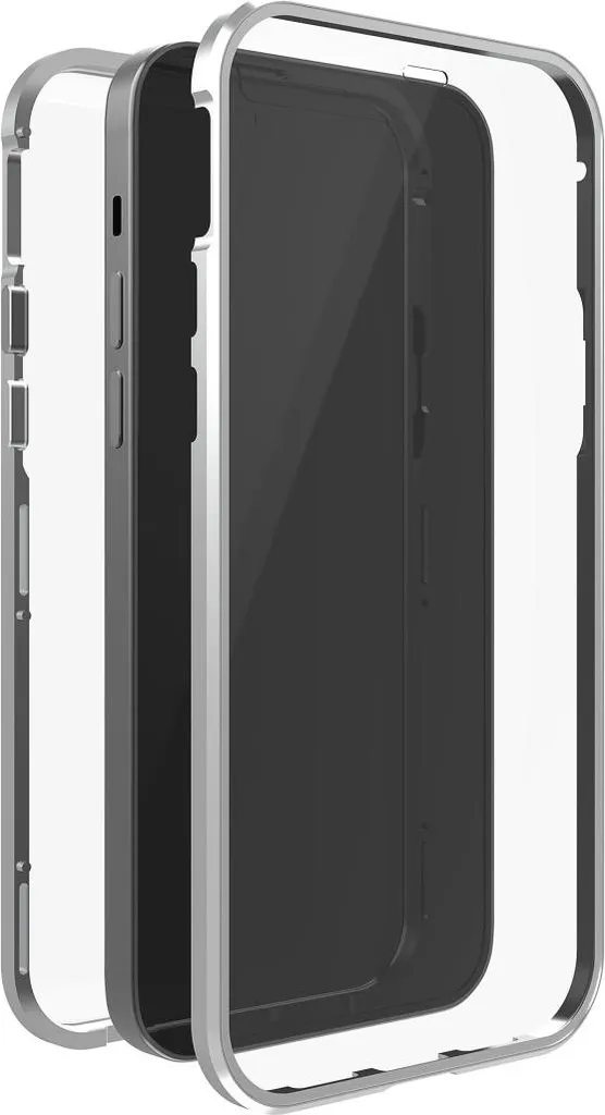 Hama 360° Cover pour smartphone 6.1" verre trempé, transparent argent
