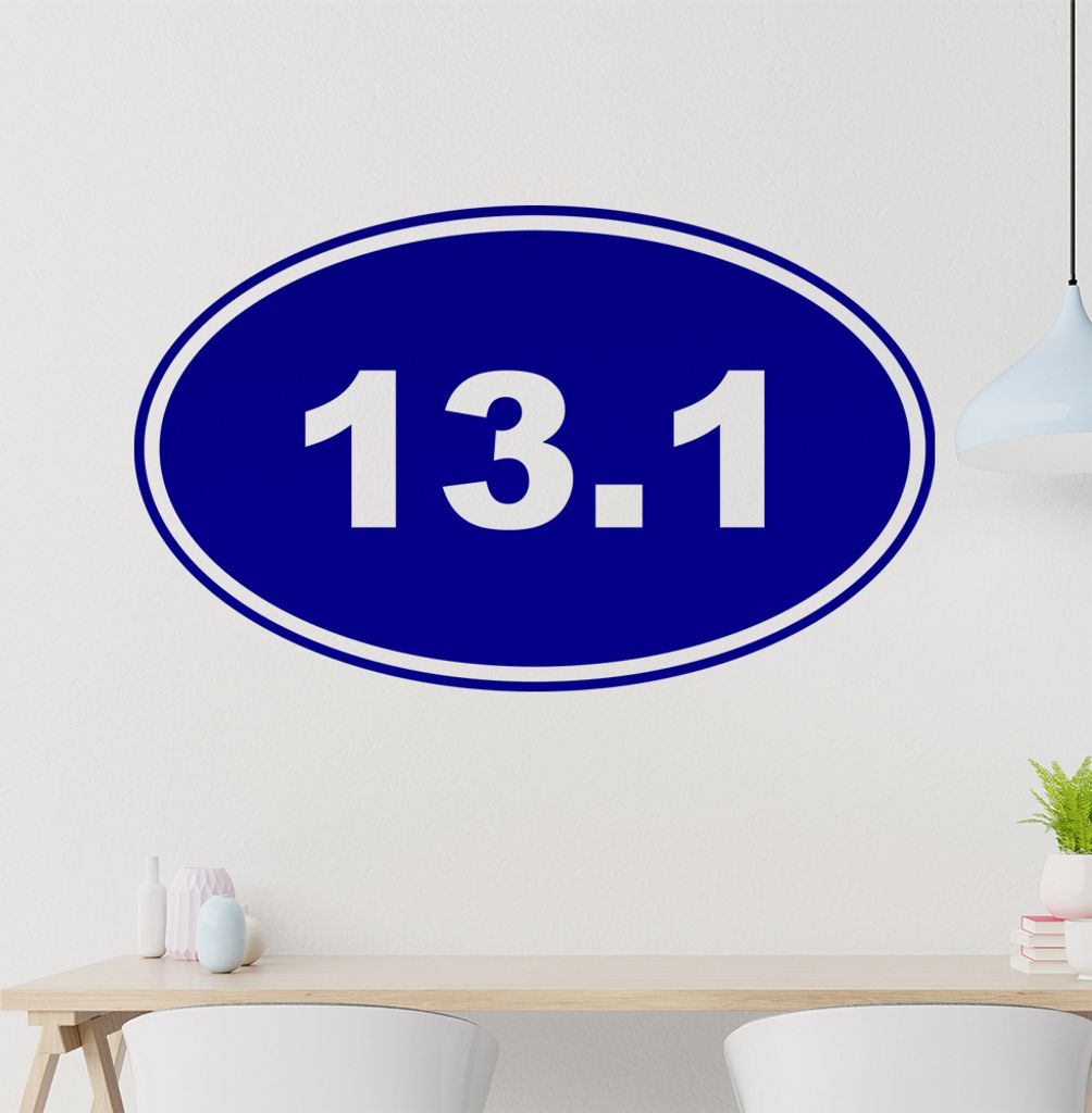 13.1 Wandtattoo in 6 Größen - Wandaufkleber Wall Sticker - Dekoration, Küche, Wohnzimmer, Schlafzimmer, Badezimmer