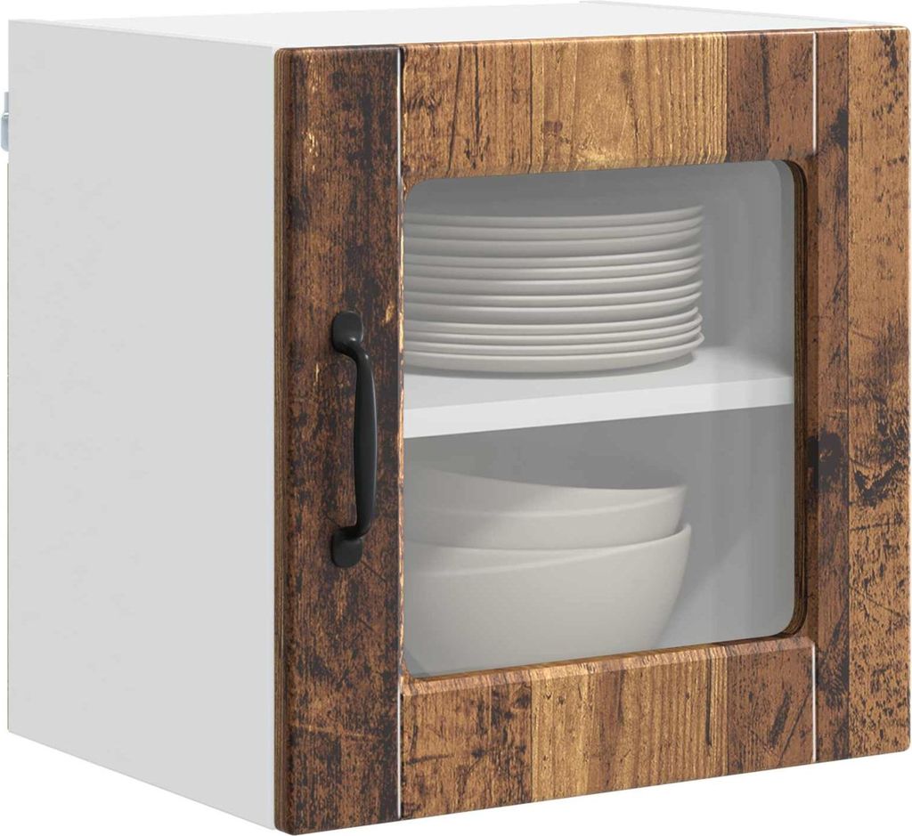 Stabli Küchenschrank 2 pcs - Montage erforderlich - Altholz 40 x 31 x 40cm Holzwerkstoff - DE152737 - Küchenschränke