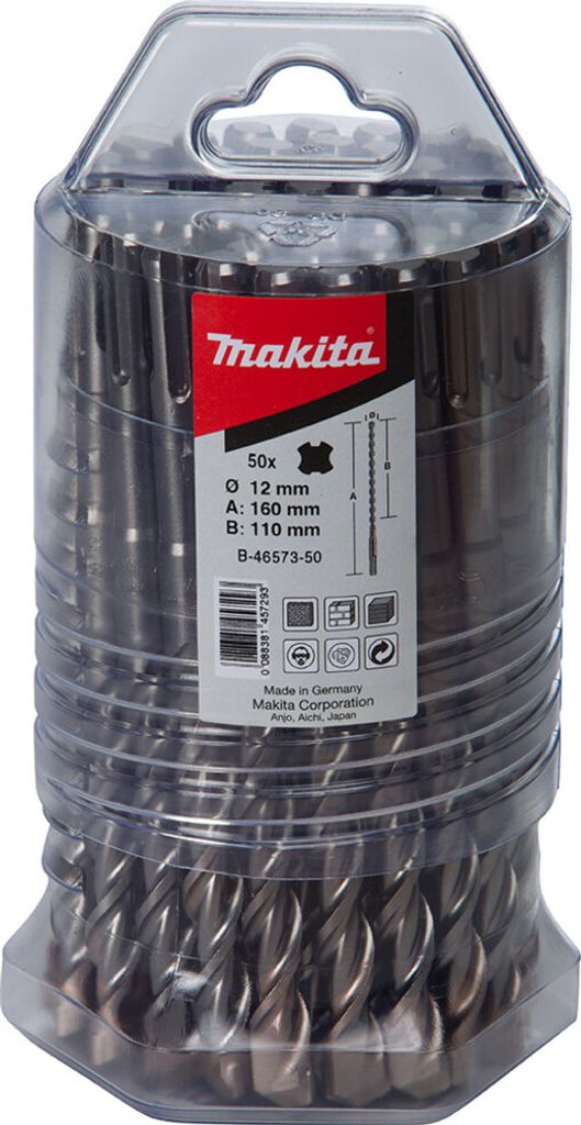 Makita SDS-V-PLUS-Bohrer-Set 10x110 50 Stück B-46551-50