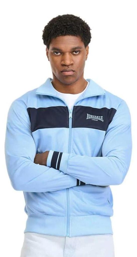 Lonsdale Meols Reißverschlusspullover Blau 2XL Mann Blau 2XL