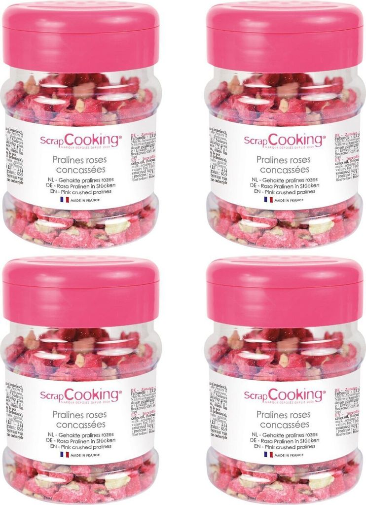Zerkleinerte Schokolade 580 g - rosa