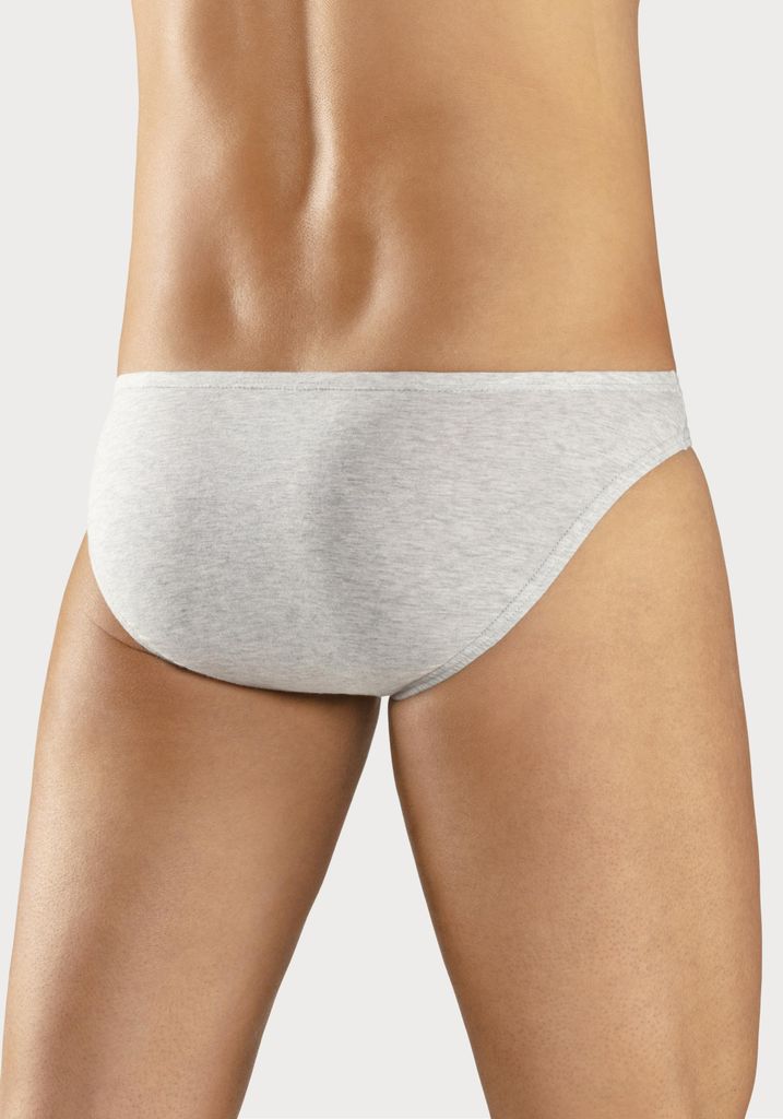 H.I.S. Slip 3 -teilig marine, grau-meliert, schwarz Größe L