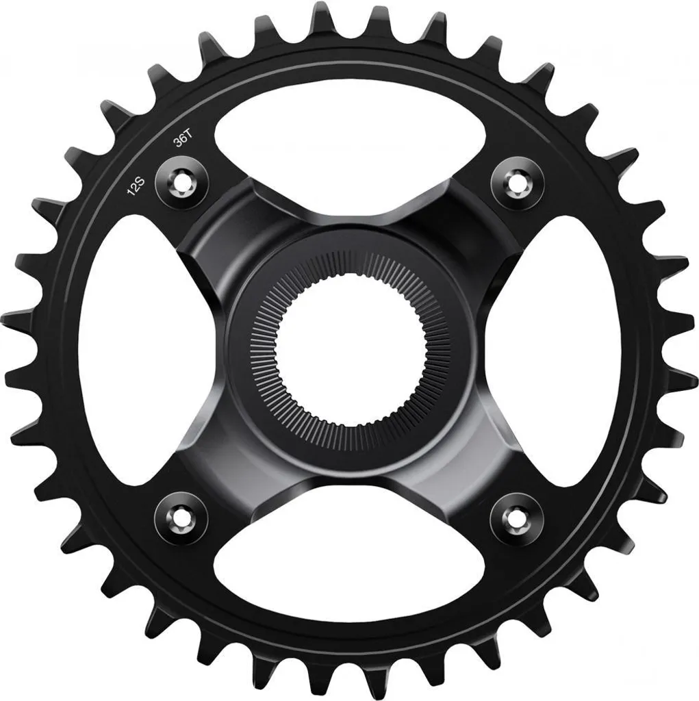 Plateau VTT électrique 36 dents Shimano E8000 pour montage direct
