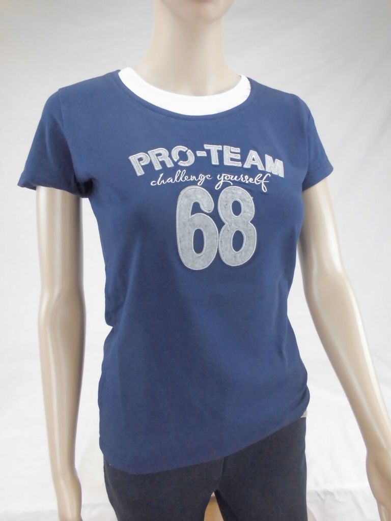 HKM Pro Team T-Shirt Kinder und Damen größen T Shirt Blau, Größe:164