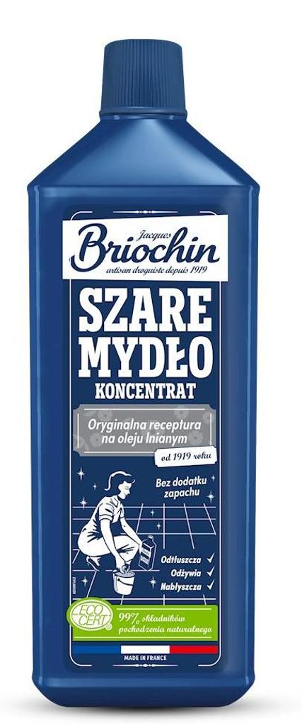 Graue Flüssigseife (Konzentrat) Eco 1 L – Briochin