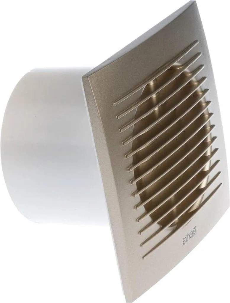 Extracteur d'air doré 125 mm pour éliminer l'humidité avec minuterie