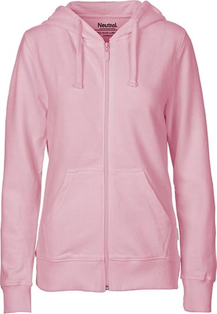 Neutral O83301 | Ladies Zip Hoodie - Farbe: Light Pink - Größe: M
