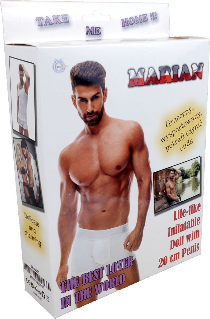 Aufblasbare männliche Liebespuppe Marian 160 cm