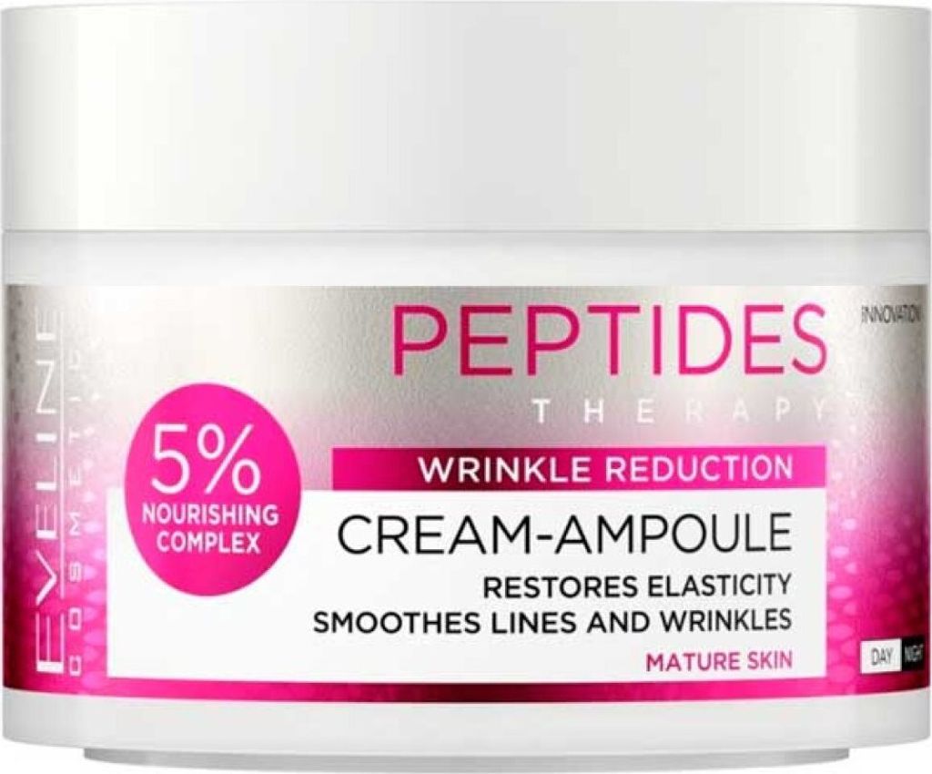 Eveline Kosmetik Peptid-Therapie Gesichtscreme mit Ampulle 50 ml