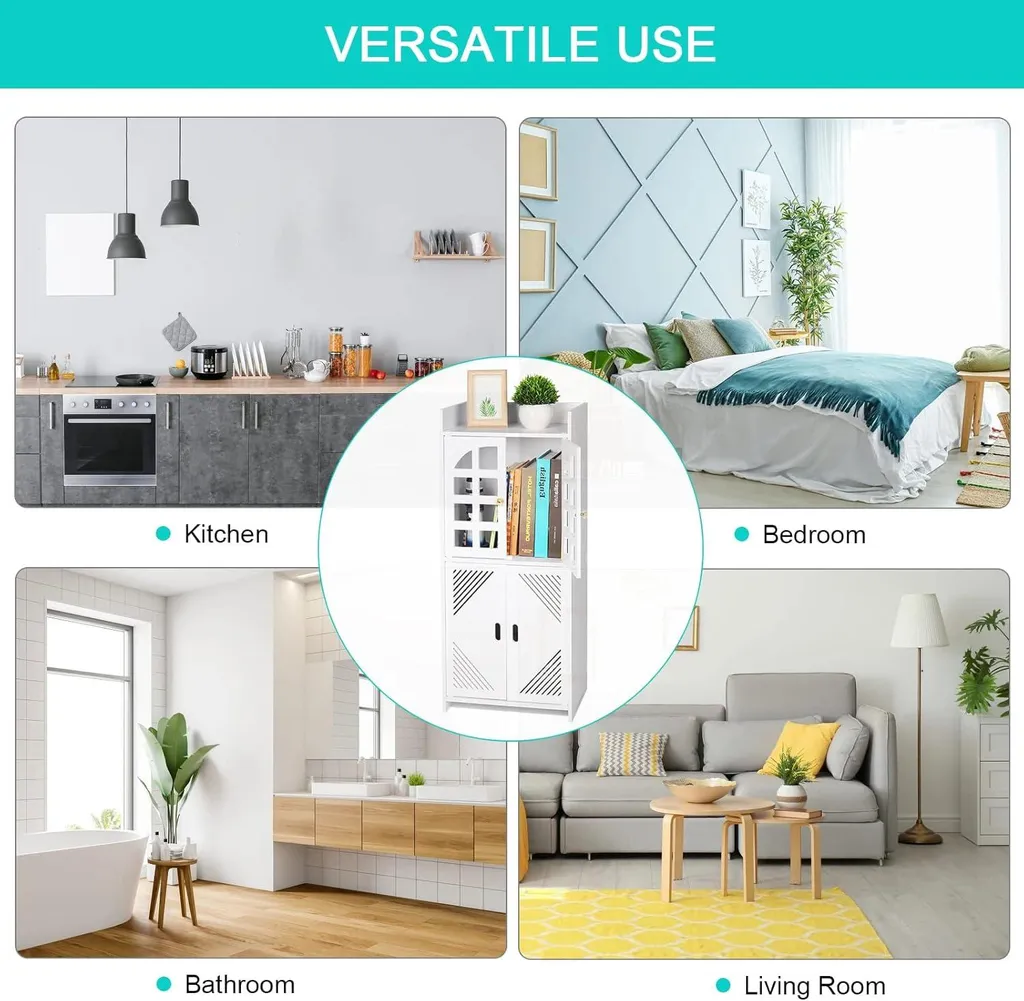 Boîte de rangement étanche en plastique blanc moderne pour la maison