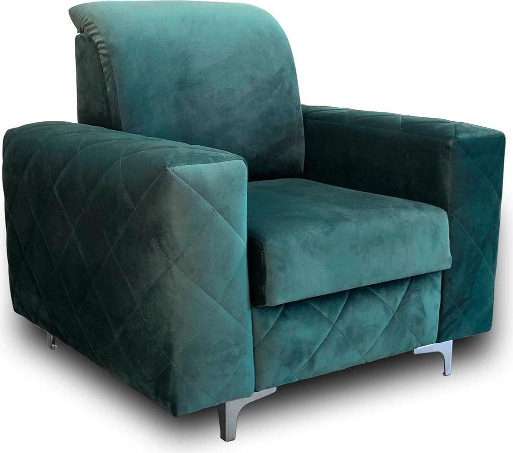 Möbel Relax Sitz Design Couch Lounge Textil landhaus Sessel Stoff Sofa Einsitzer