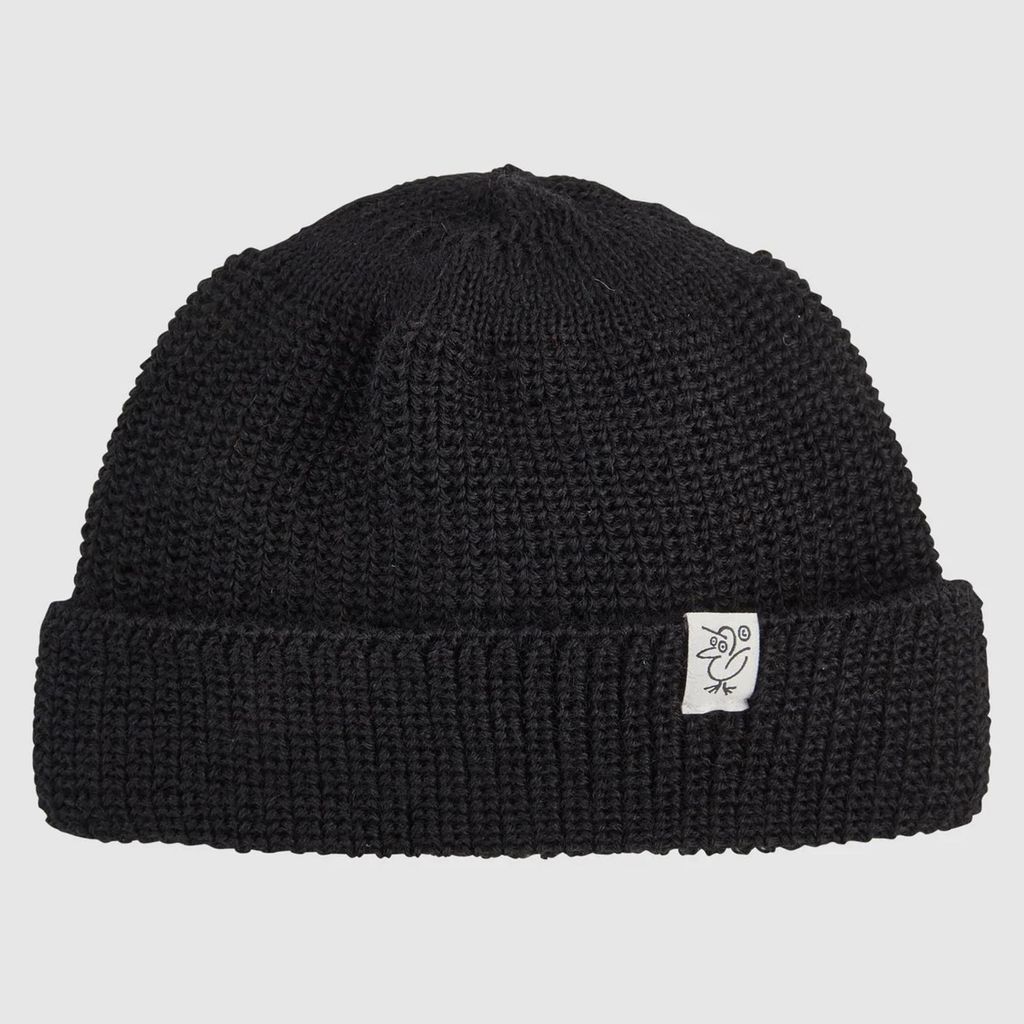 Cleptomanicx Beanie Walo Gull Black