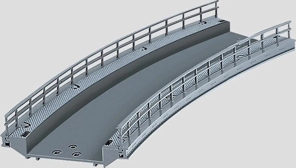 Construire un Pont Ferroviaire HO avec la Rampe Courbe Märklin 74613