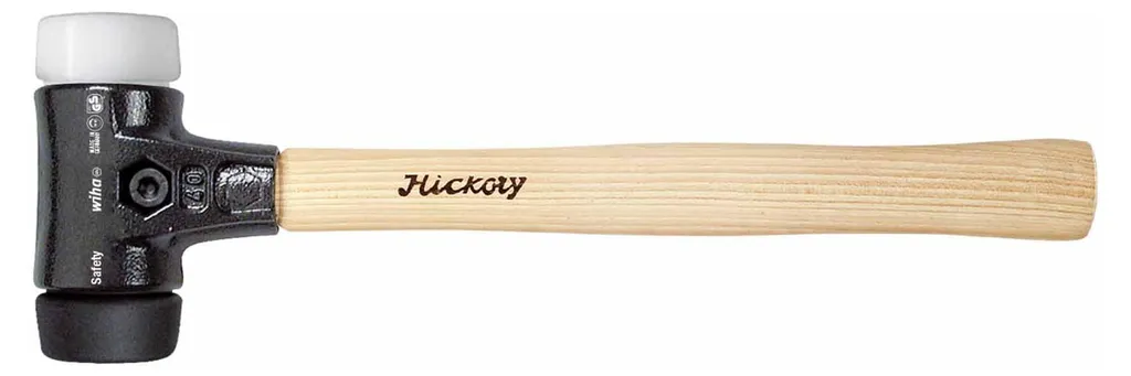Maillet Wiha Soft-face de 80 mm avec Manche en Bois Ergonomique 490mm
