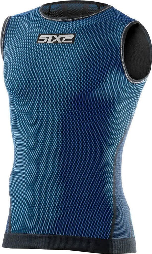 Sixs Carbon Ärmelloses Baselayer Blau XS-S Mann Blau XS-S