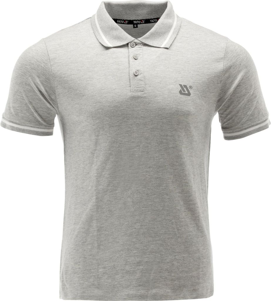 Poloshirt Weiches Grau Melange R. 2Xl