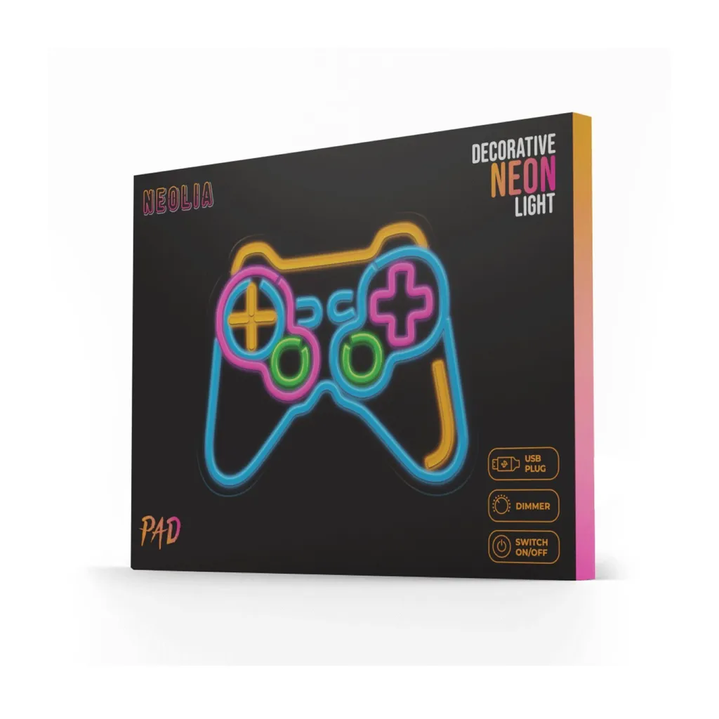 Borne Décorative Néon LED Multicolore PAD pour Setup Gaming et Salon - 2