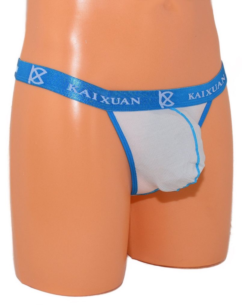 Herren String Tanga mit farbigem Bund Produktbild 