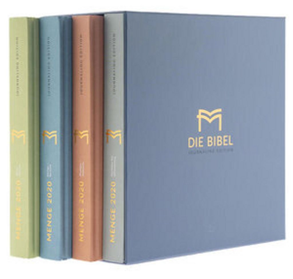 Menge 2020 (Bibel) - Journaling Edition - 4 Bände im Produktbild 