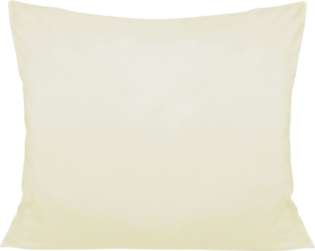 Kissenbezug Satin Baumwolle creme 155/50x60.