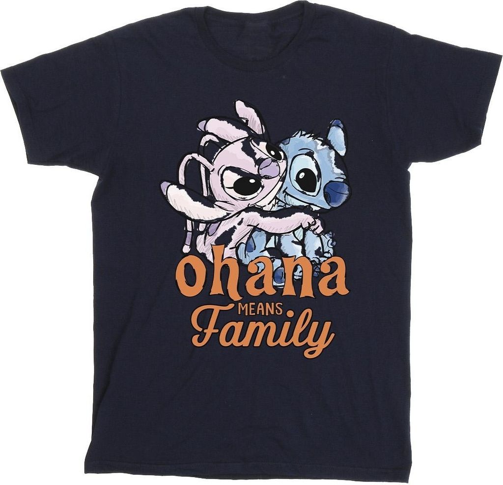 Disney - "Ohana" T-Shirt für Herren BI33337 (4XL) (Marineblau)