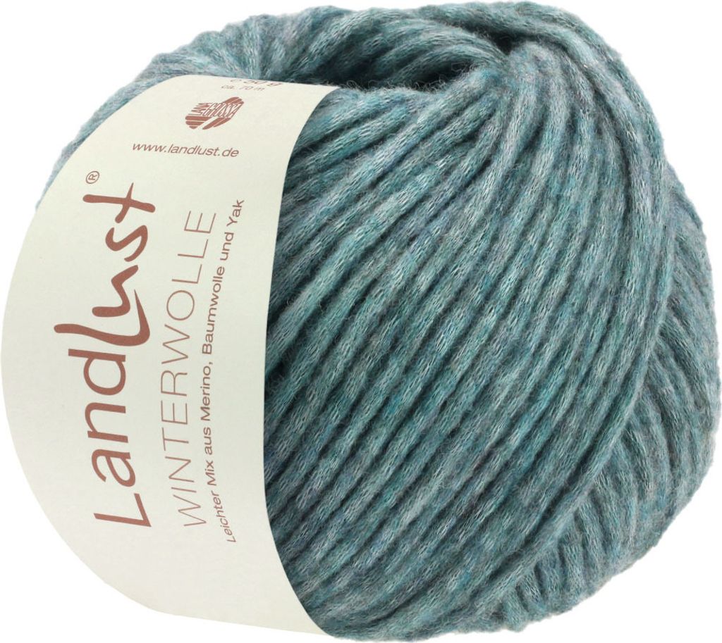 Lana Grossa Landlust Winterwolle 013 Petrol meliert 50g Produktbild 