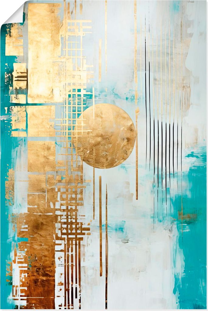 ARTland Poster ABSTRAKTE KUNST Himmelspforte Größe: 80x120 Produktbild 