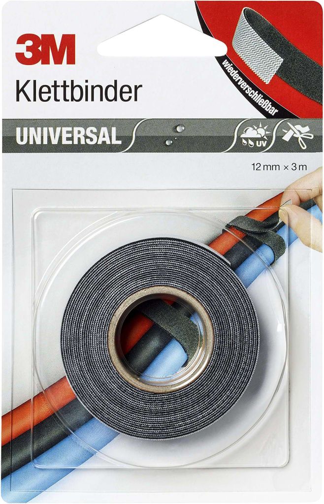 3M 661939 Universal Klettbinder 3 m: 12 mm