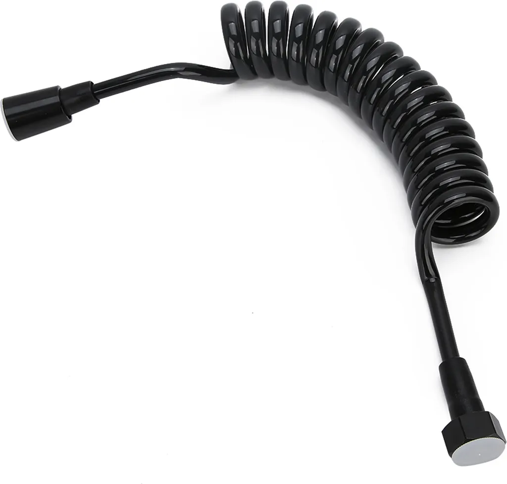 Tubo Doccia Bidet 2m Retrattile con Tappo in Rame | Flessibile a Molla