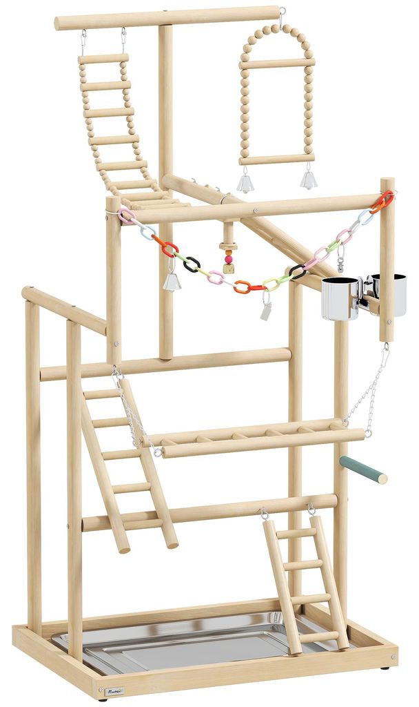 PawHut papegaaien speelplaats, 48 x 38 x 95 cm, Productafbeelding 