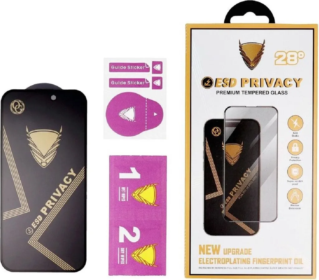 Ksleri 2 Pezzi Pellicola Opaca per iPhone 17/16 Pro 6,3 Pollici, Installazione Rapida, Vetrino Opaco Vetro Temperato Protettiva, Antiriflesso e Anti-Impronte