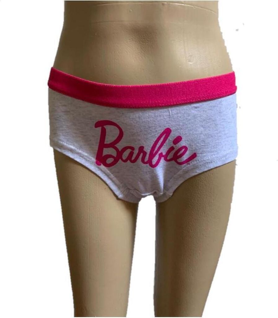 Panties / Mädchen Slips Motiv "Barbie" grau,134/140
