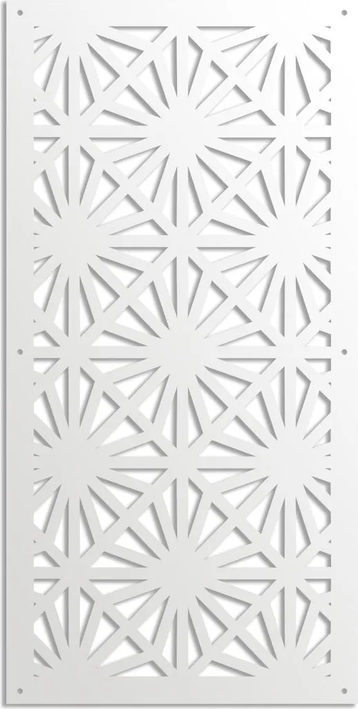 POLESTAR Pannello PVC Traforato 73x148 cm Bianco - Divisorio Design