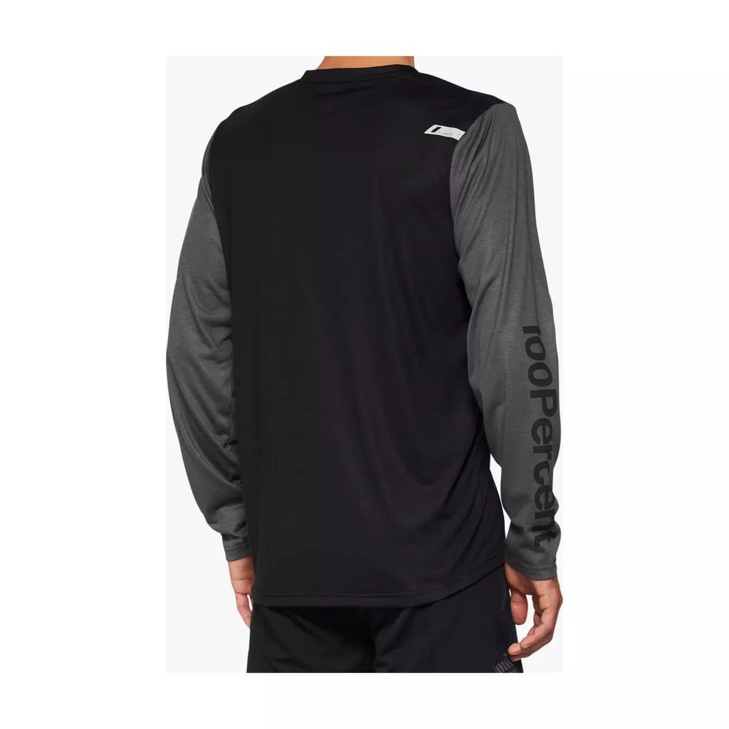 100% Airmatic Long Sleeve Jersey M black - komfortables MTB-Trikot für jeden ...