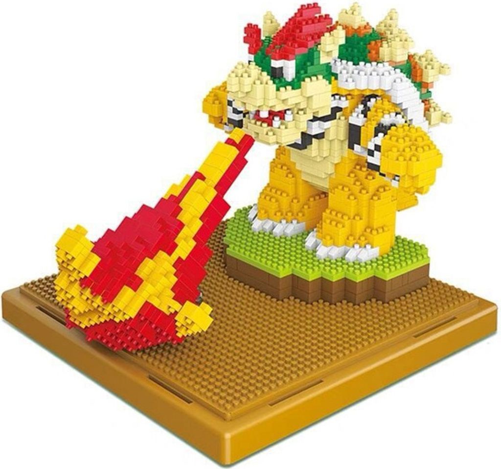 1539 PCS Super Mario Collection, Modellbausatz Mikroteilchen Montage Spielzeug Kinder DIY