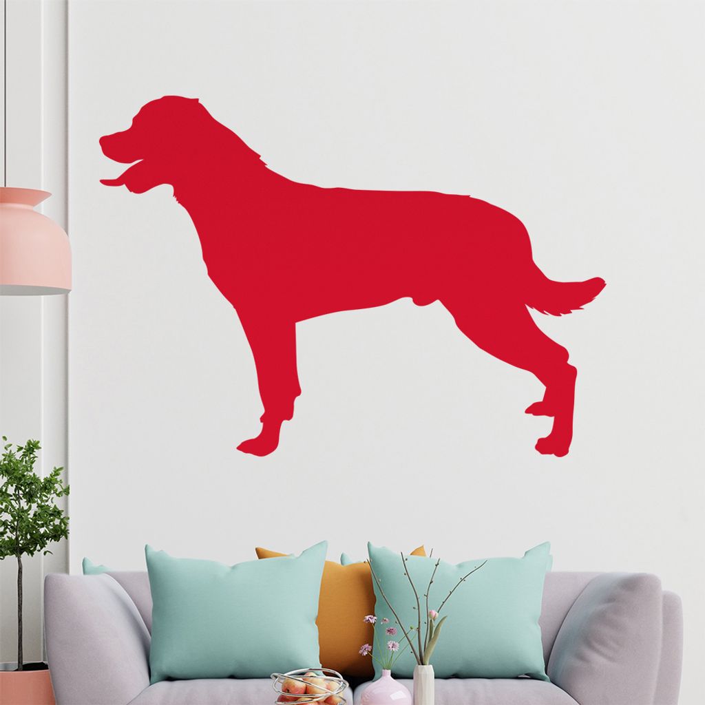 KIWISTAR Rottweiler Silhouette Wandtattoo in 6 Größen - Wandaufkleber Wall Sticker - Dekoration, Küche, Wohnzimmer, Schlafzimmer, Badezimmer
