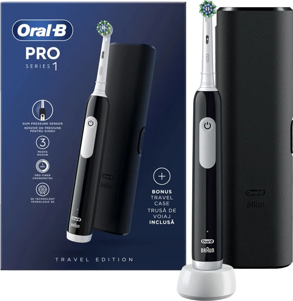 Oral-B Pro 1 750 Rosa: Spazzolino Elettrico + Custodia Viaggio Offerta