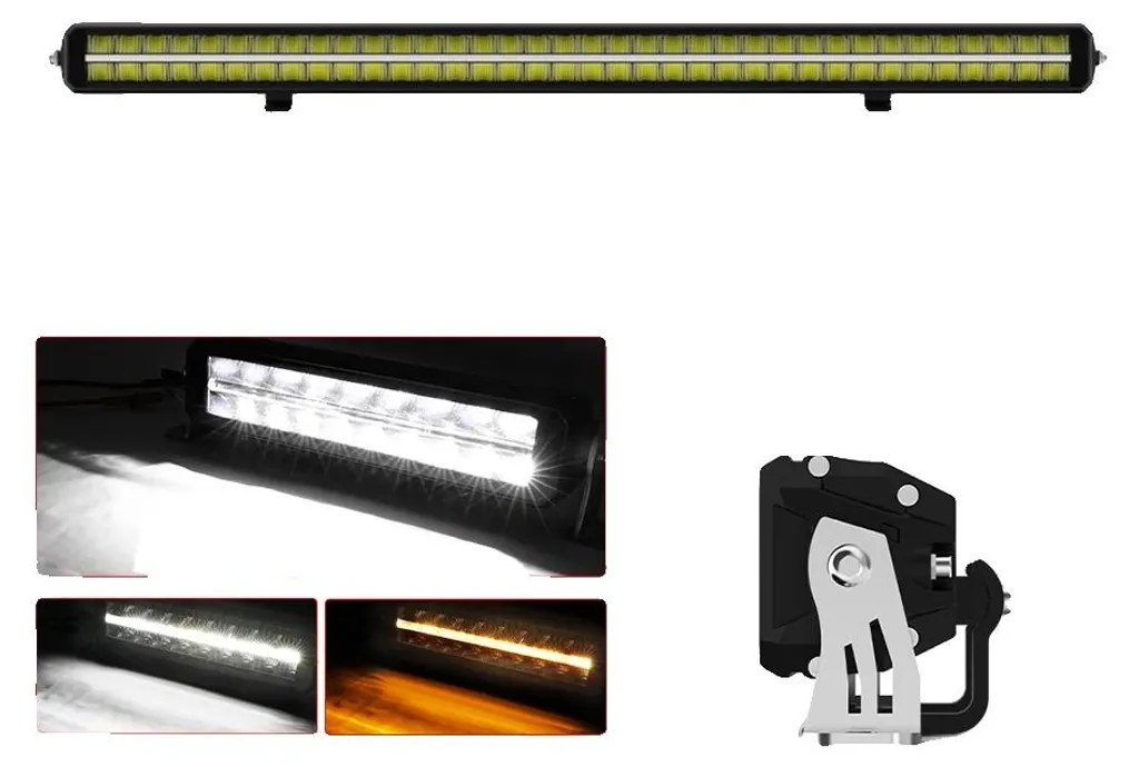 Rampe LED tout-terrain 42" double rangée IP67 pour éclairage extérieur